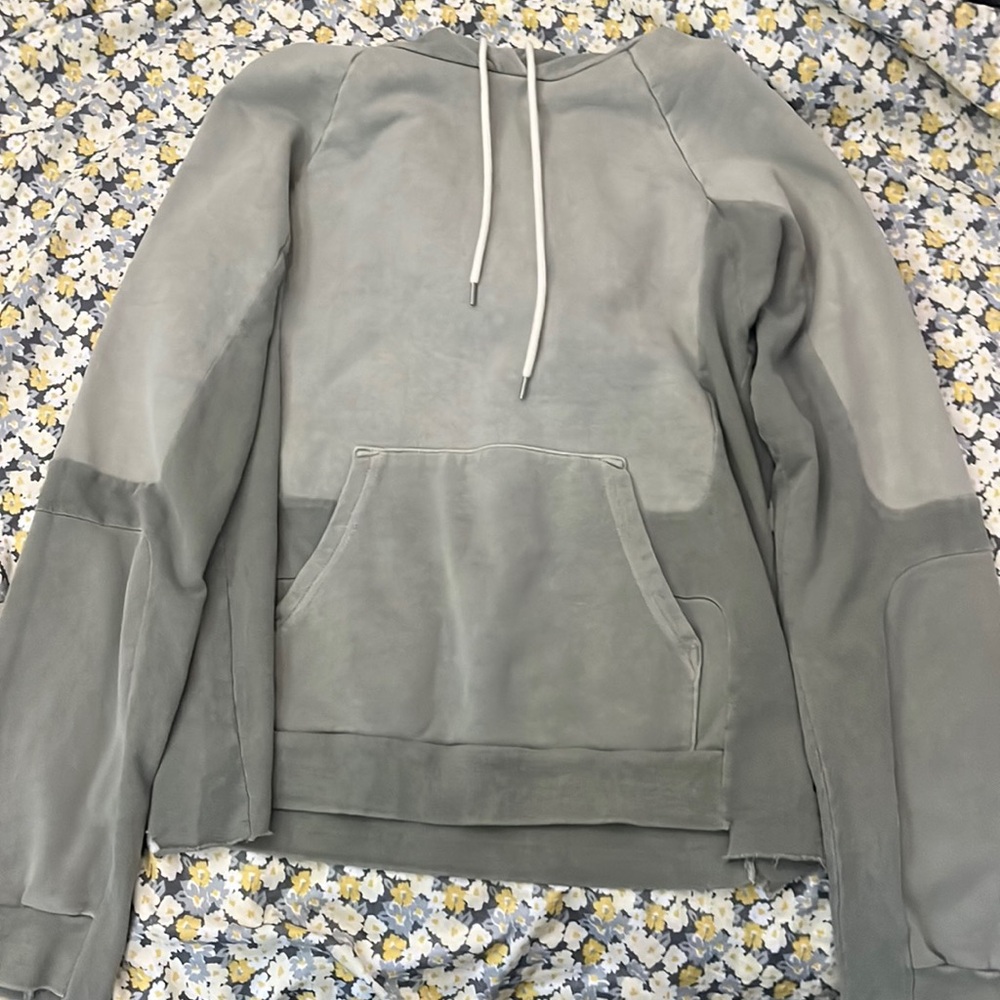 Sage Green John Elliott Fleet Weave Terry Hoodie